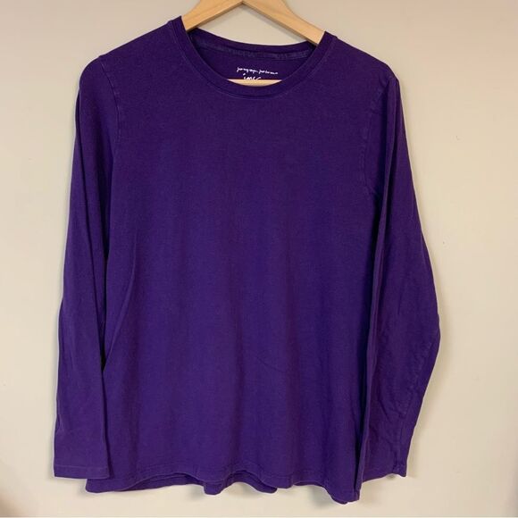 JMS Purple TShirt Women’s 1X 16W Long Sleeve Top Soft Cozy Fall Winter Comfort - Picture 1 of 6